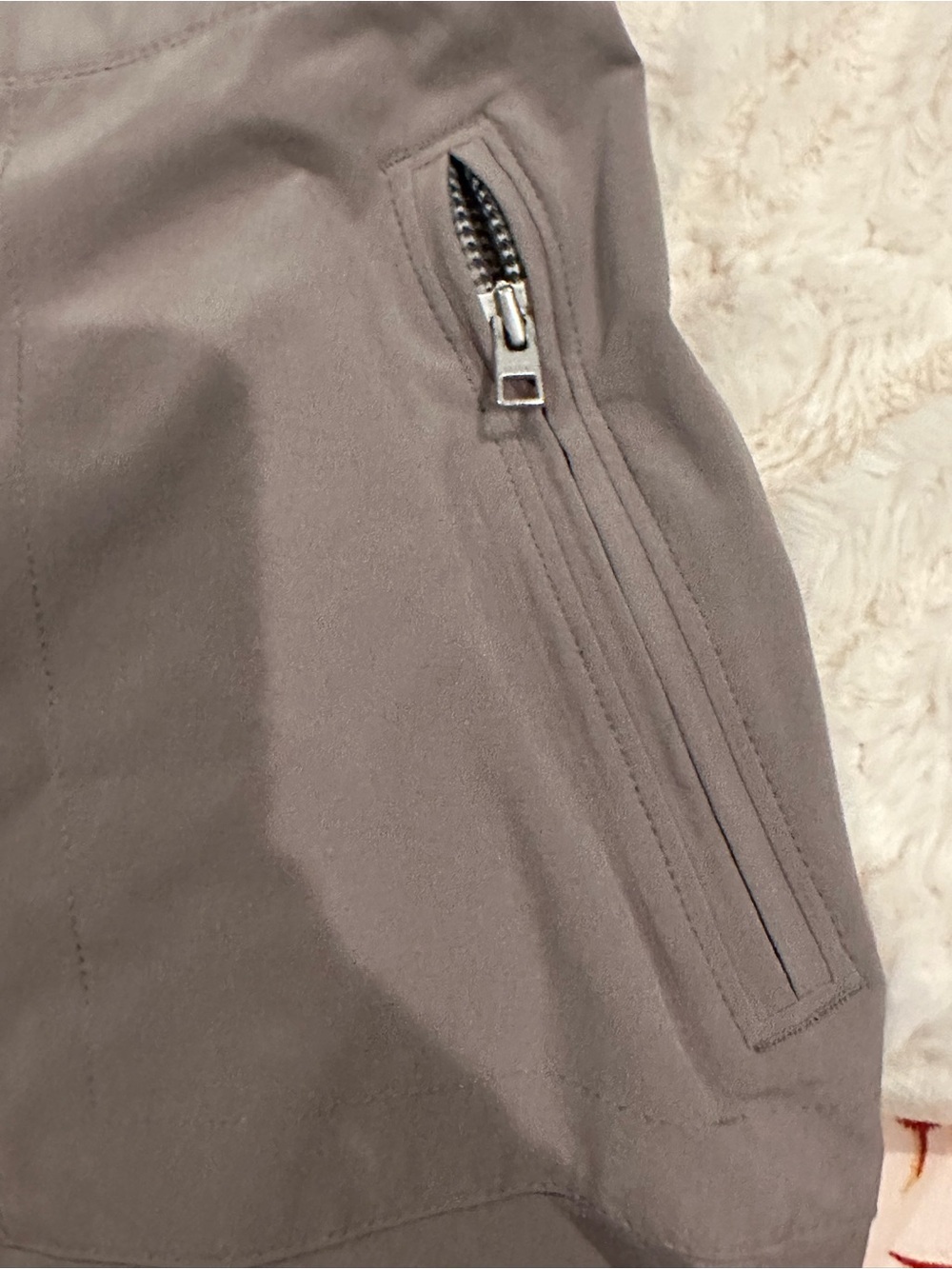 Athleta Taupe Performance Shorts with Elastic Waist - Picture 4 of 5